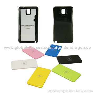 QI Wireless charger and 3400mah power bank case for Samsung Mega
